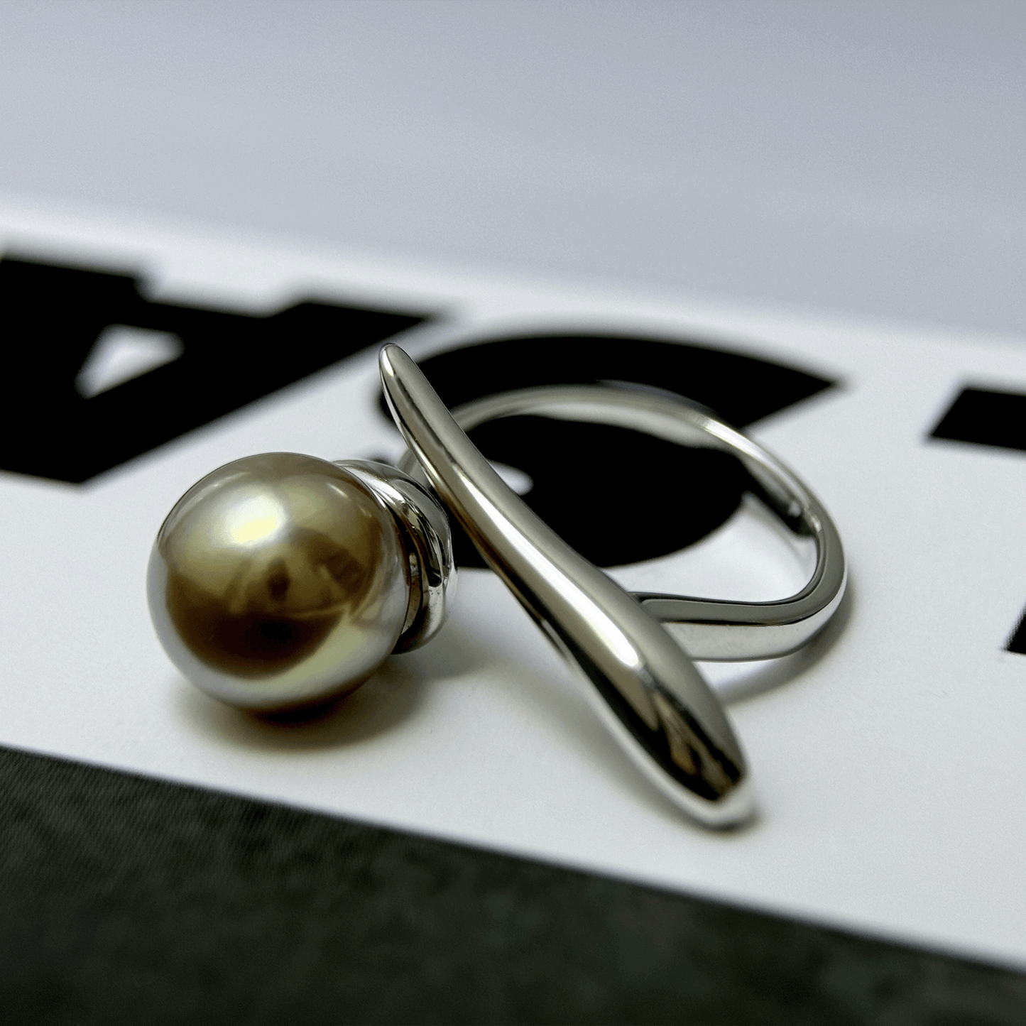 Myrvynte Elegant strong light purple Freshwater Pearl Ring,11-12mm,S925